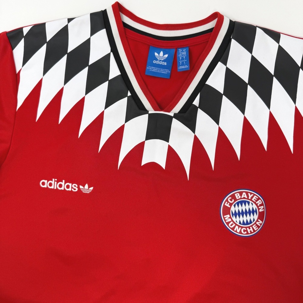 Adidas Originals FC Bayern Munich Diamond Jersey‎ Womens Large Retro Soccer